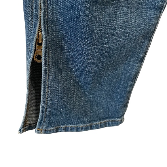 Frame ‘le boy’ straight jeans with zippers Perfect cropped jeans - Picture 4 of 9